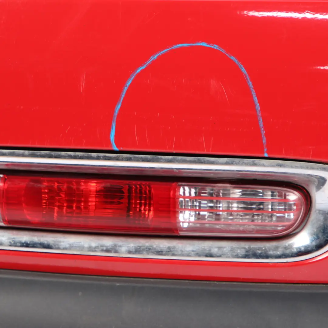 Bumper Trim Panel R57 LCI R58 Chili Red - 851 to Mini R56 LCI Rear with Part number 7264356 Mini R56 LCI Rear Bumper Trim Panel R57 LCI R58 Chili Red - 851 - SKU 7264356-CHRED2 - Part number 7264356