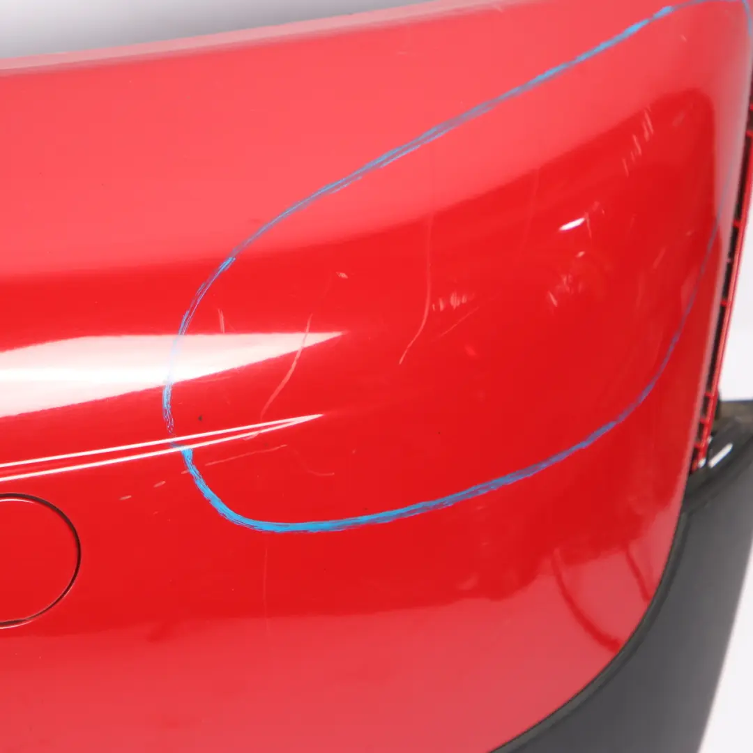 Bumper Trim Panel R57 LCI R58 Chili Red - 851 to Mini R56 LCI Rear with Part number 7264356 Mini R56 LCI Rear Bumper Trim Panel R57 LCI R58 Chili Red - 851 - SKU 7264356-CHRED2 - Part number 7264356