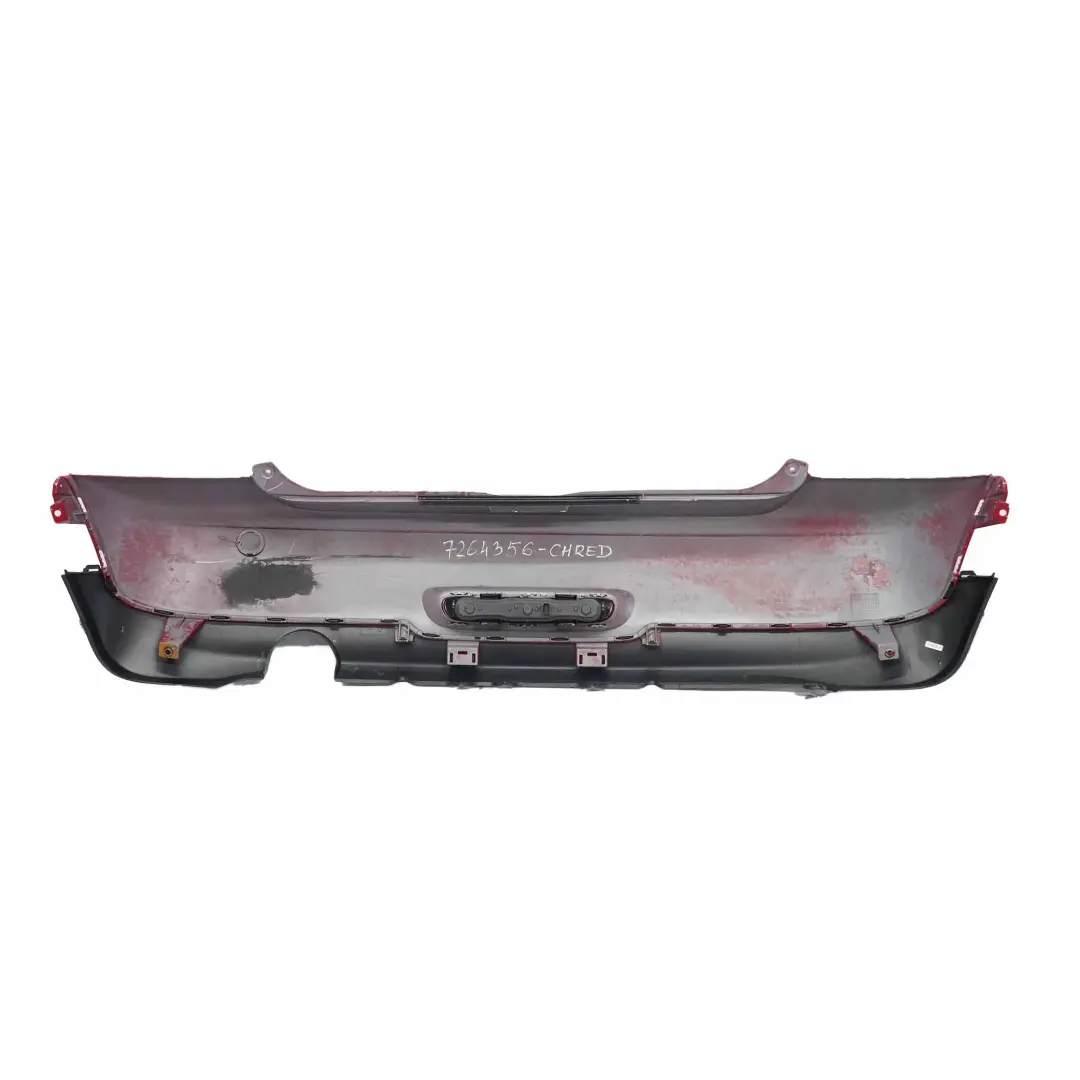 Mini Cooper R56 R57 LCI Stossfänger Hinten Chili Red Rot - 851 - SKU 7264356-CHRED - Teilenummer 7264356