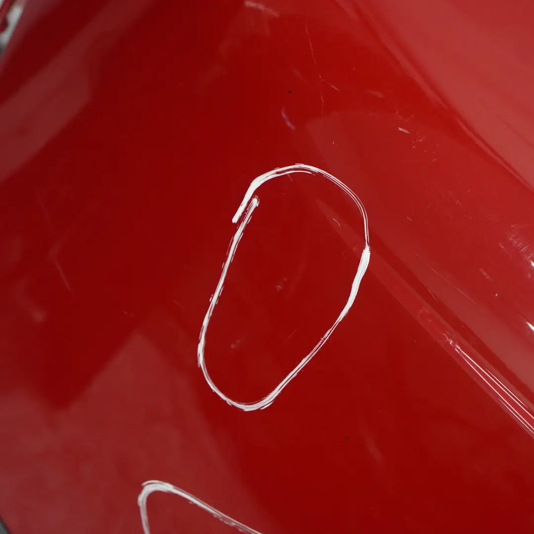 Bumper Trim Panel R57 LCI R58 Chili Red - 851 to Mini R56 LCI Rear with Part number 7264356 Mini R56 LCI Rear Bumper Trim Panel R57 LCI R58 Chili Red - 851 - SKU 7264356-CHRED - Part number 7264356