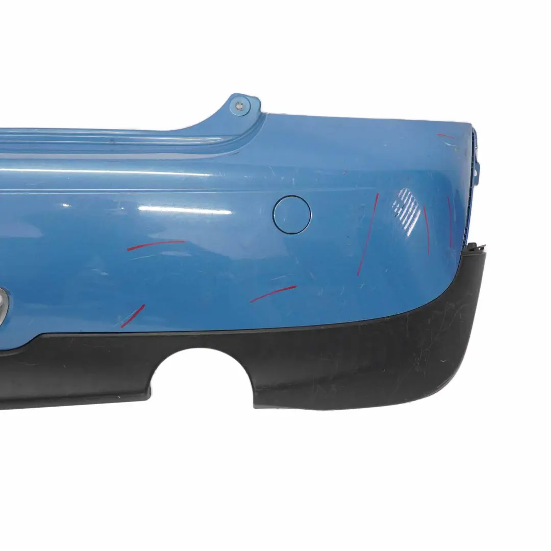 Mini R56 LCI Rear Bumper Trim Panel R57 LCI R58 Kite Blue Metallic - B48 - SKU 7264356-KBM - Part number 7264356