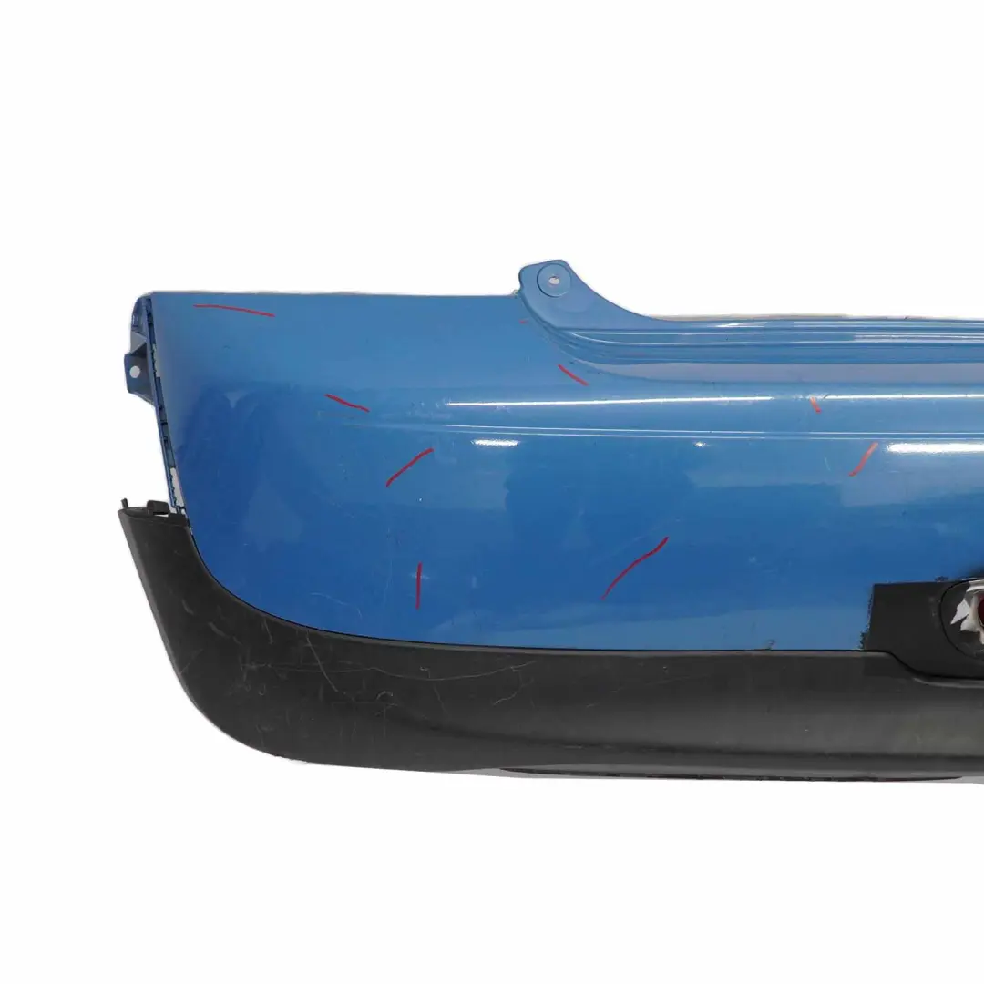 Mini R56 LCI Rear Bumper Trim Panel R57 LCI R58 Kite Blue Metallic - B48 - SKU 7264356-KBM - Part number 7264356