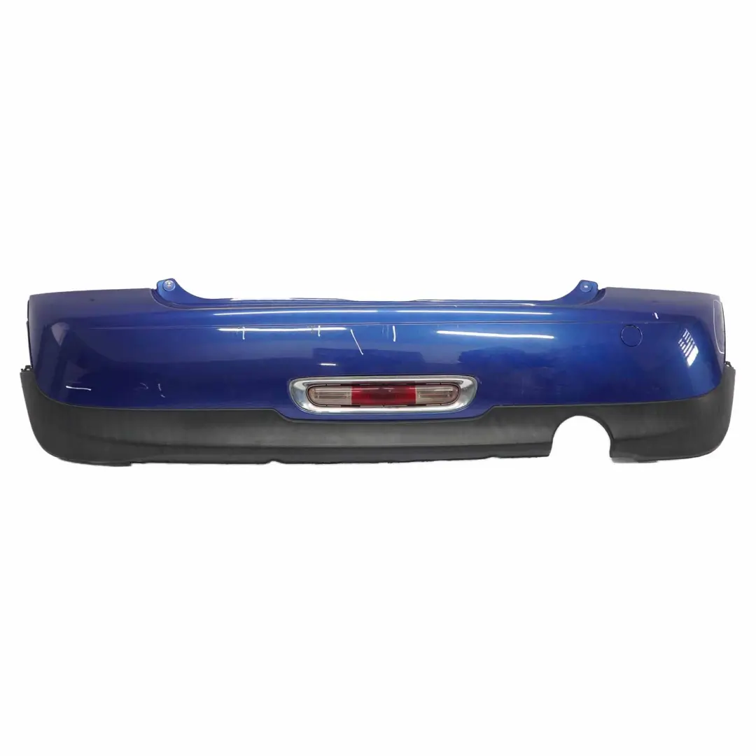 Stossfänger Hinten Lightning Blue Blau Metallic - A63 für Mini Cooper R56 R57 LCI mit Teilenummer 7264356 Mini Cooper R56 R57 LCI Stossfänger Hinten Lightning Blue Blau Metallic - A63 - SKU 7264356-LB - Teilenummer 7264356