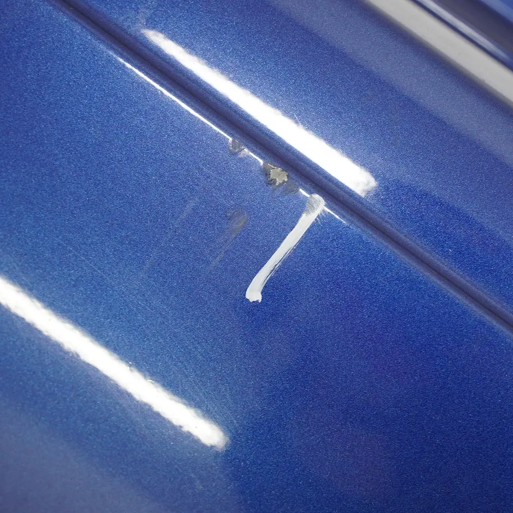 Stossfänger Hinten Lightning Blue Blau Metallic - A63 für Mini Cooper R56 R57 LCI mit Teilenummer 7264356 Mini Cooper R56 R57 LCI Stossfänger Hinten Lightning Blue Blau Metallic - A63 - SKU 7264356-LB - Teilenummer 7264356