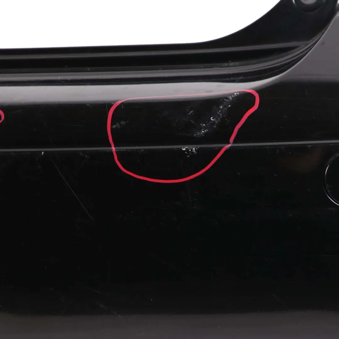 Mini R56 LCI Rear Bumper Trim Panel PDC R57 LCI R58 Midnight Black Metallic A94 - SKU 7264356-MNB3 - Part number 7264356