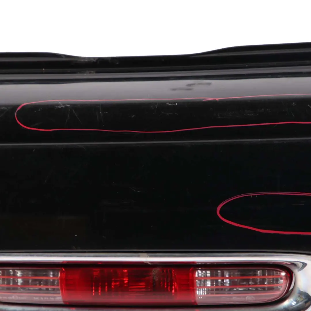 Mini R56 LCI Rear Bumper Trim Panel PDC R57 LCI R58 Midnight Black Metallic A94 - SKU 7264356-MNB3 - Part number 7264356
