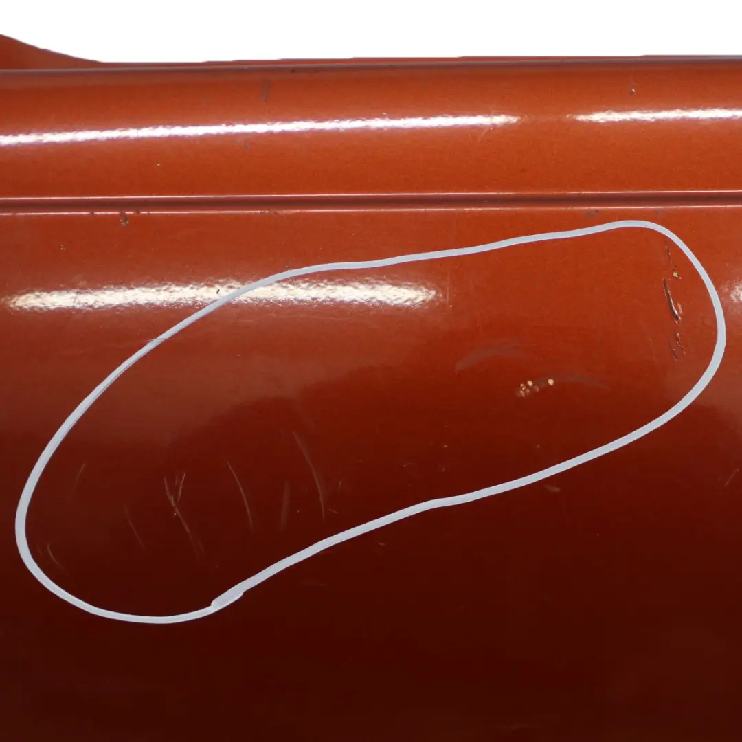 Mini R56 LCI Rear Bumper Trim Panel R57 LCI R58 Spice Orange Metallic - B23 - SKU 7264356-SPICE1 - Part number 7264356