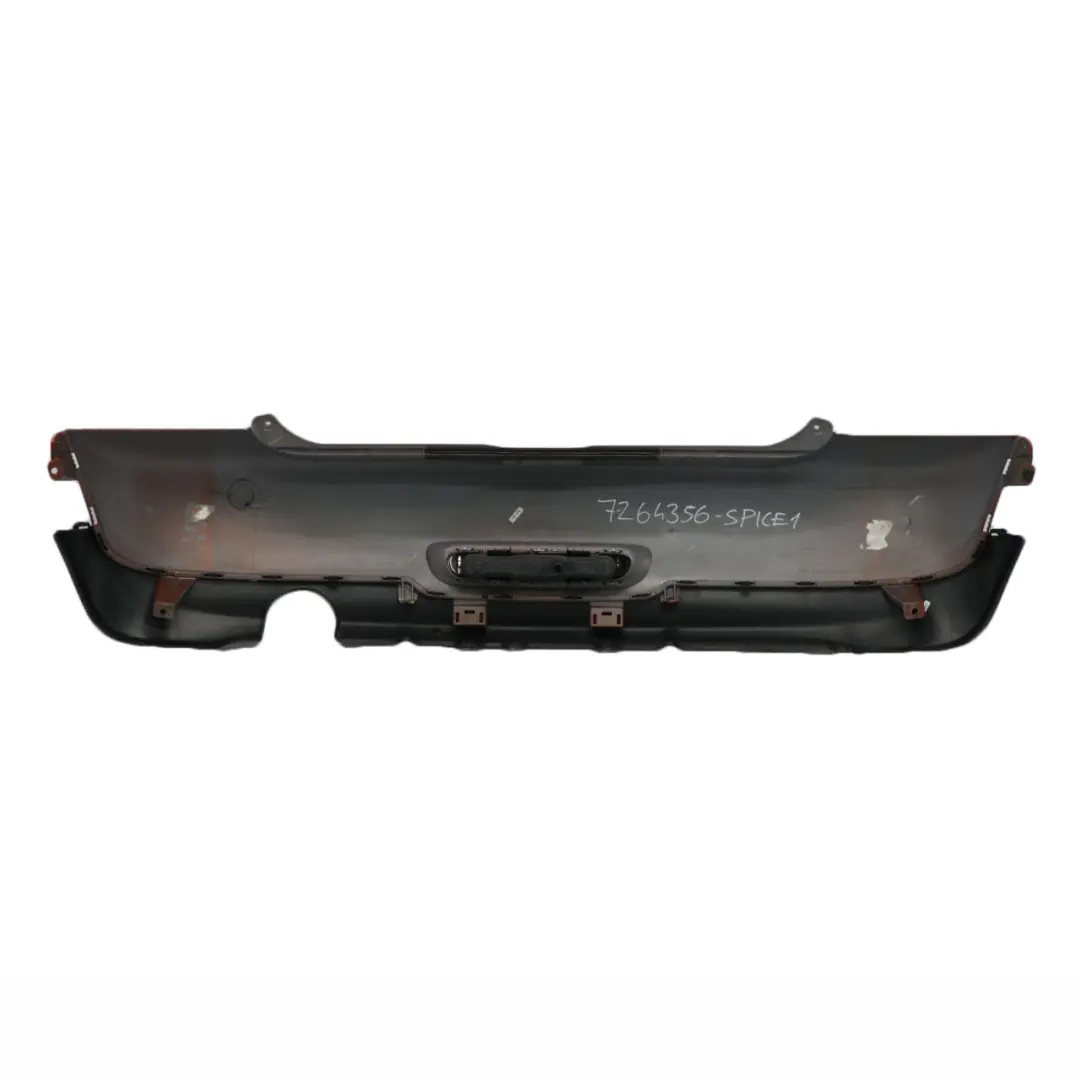 Mini R56 LCI Rear Bumper Trim Panel R57 LCI R58 Spice Orange Metallic - B23 - SKU 7264356-SPICE1 - Part number 7264356