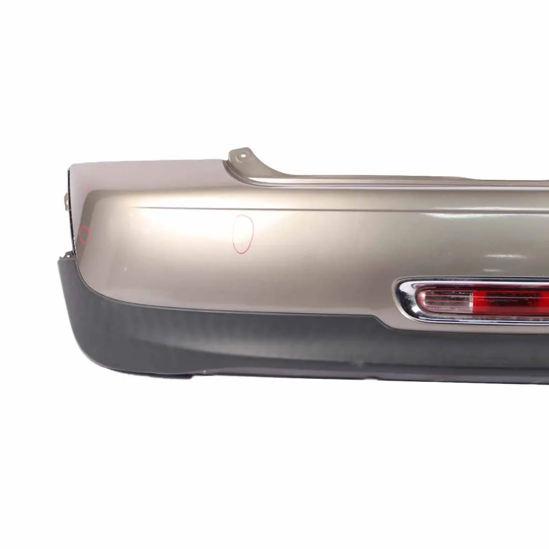 Mini R56 LCI Rear Bumper Trim Panel R57 LCI R58 Velvet Silver Metallic - B31 - SKU 7264356-VSI - Part number 7264356