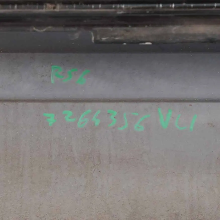 Bumper Trim Panel R57 LCI R58 Velvet Silver Metallic - B31 to Mini R56 LCI Rear with Part number 7264356 Mini R56 LCI Rear Bumper Trim Panel R57 LCI R58 Velvet Silver Metallic - B31 - SKU 7264356-VSI - Part number 7264356