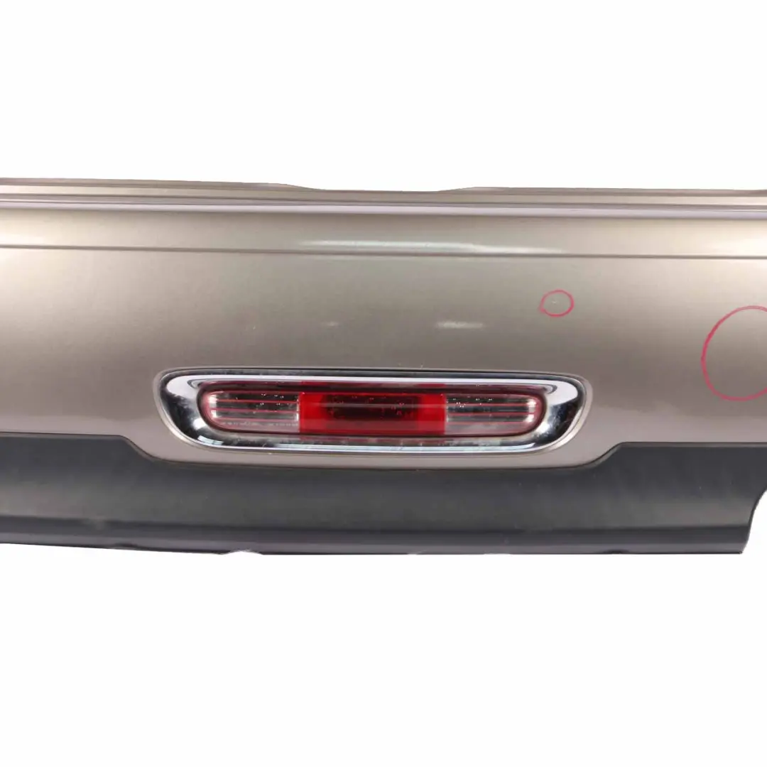 Bumper Trim Panel R57 LCI R58 Velvet Silver Metallic - B31 to Mini R56 LCI Rear with Part number 7264356 Mini R56 LCI Rear Bumper Trim Panel R57 LCI R58 Velvet Silver Metallic - B31 - SKU 7264356-VSI - Part number 7264356
