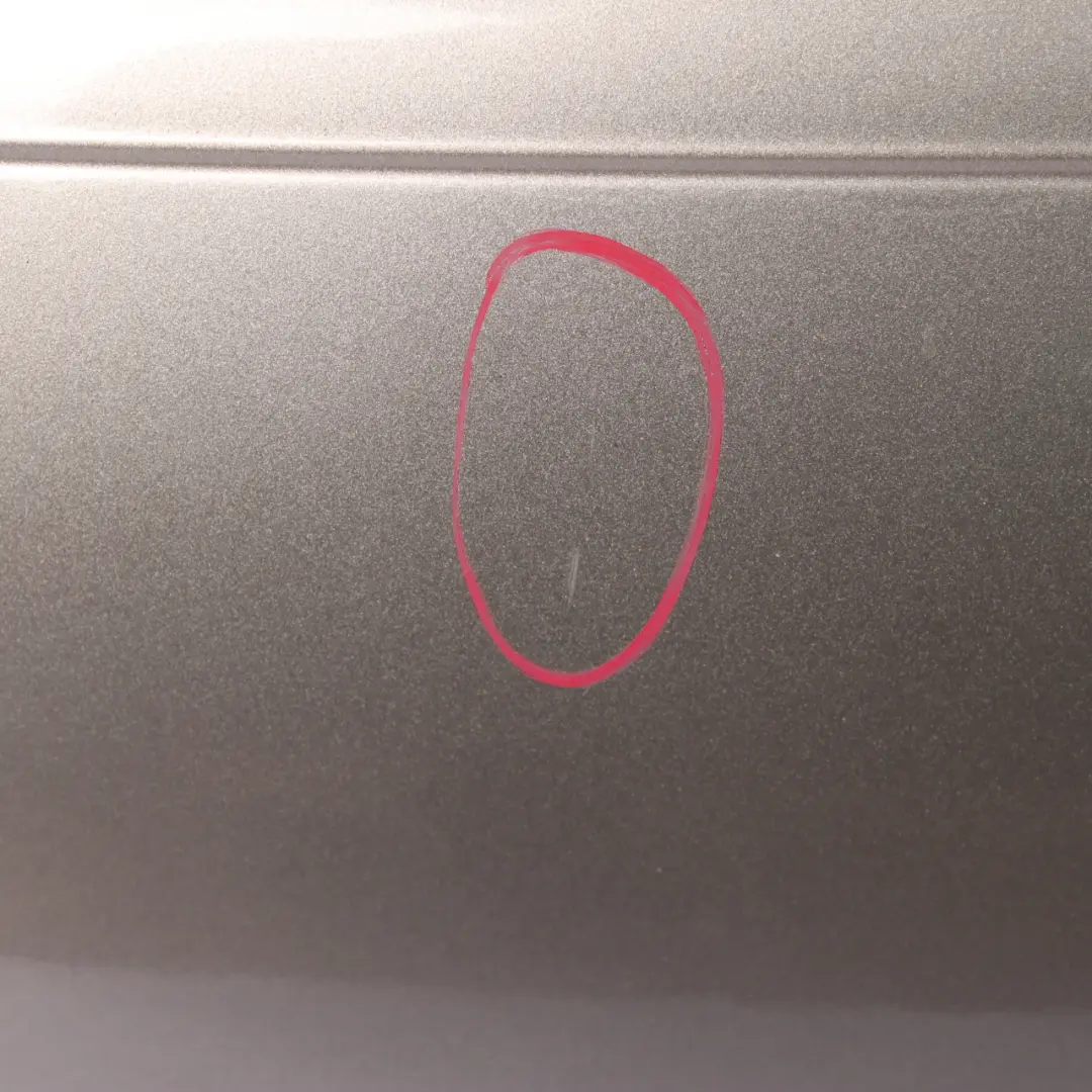 Mini R56 LCI Rear Bumper Trim Panel R57 LCI R58 Velvet Silver Metallic - B31 - SKU 7264356-VSI - Part number 7264356