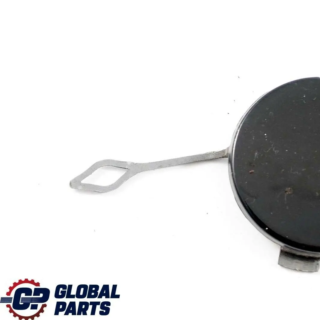 Mini R56 LCI Rear Bumper Towing Lug Eye Cover Trim Right O/S Midnight Black - SKU 7264357-MNB - Part number 7264357