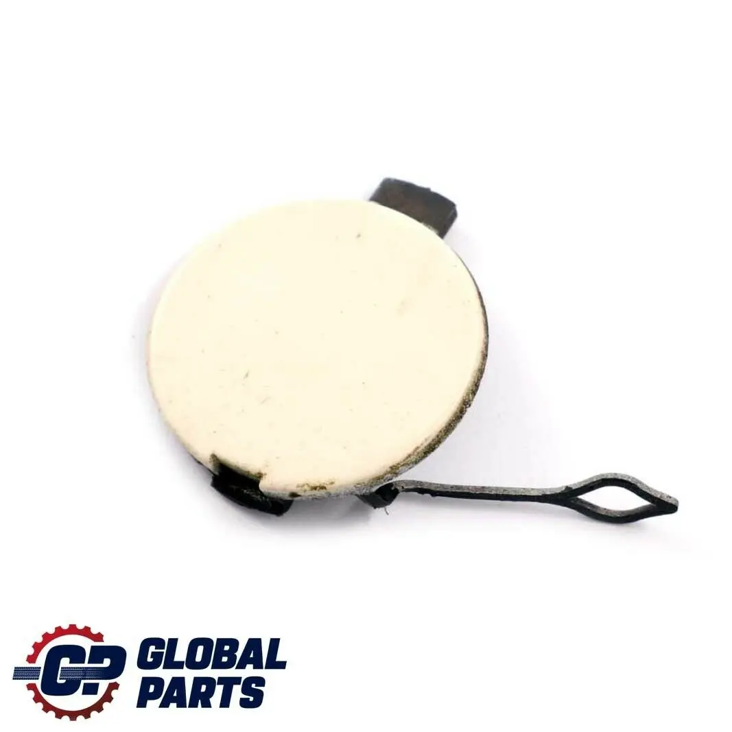 Bumper Towing Lug Eye Cover Trim Right O/S Pepper White to Mini R56 LCI Rear with Part number 7264357 Mini R56 LCI Rear Bumper Towing Lug Eye Cover Trim Right O/S Pepper White - SKU 7264357-PW - Part number 7264357