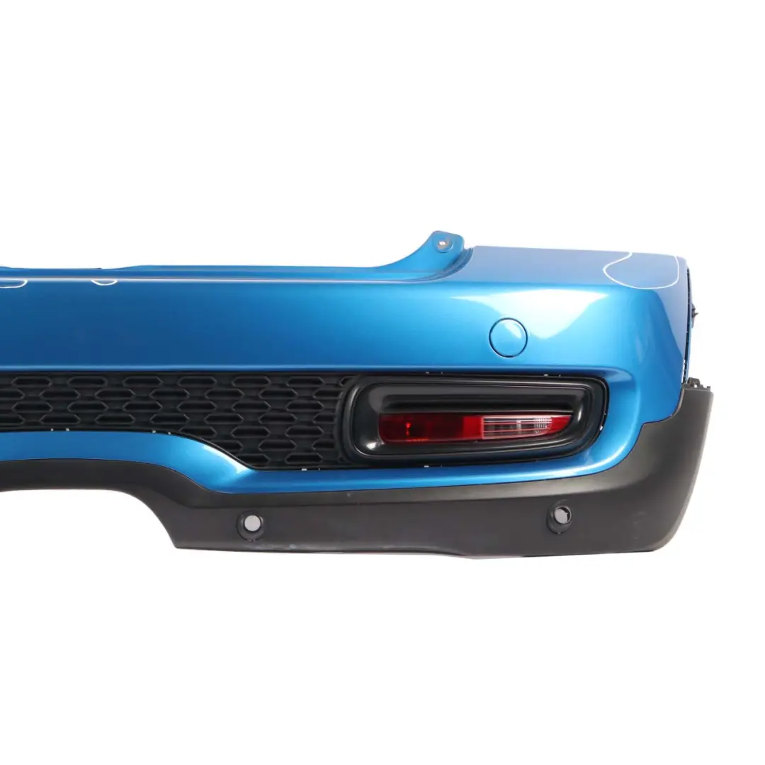 Bumper Cooper S PDC Trim Panel Laser Blue Metallic - A59 to Mini R56 R57 LCI Rear with Part number 7264358 Mini R56 R57 LCI Rear Bumper Cooper S PDC Trim Panel Laser Blue Metallic - A59 - SKU 7264358-LAB1 - Part number 7264358