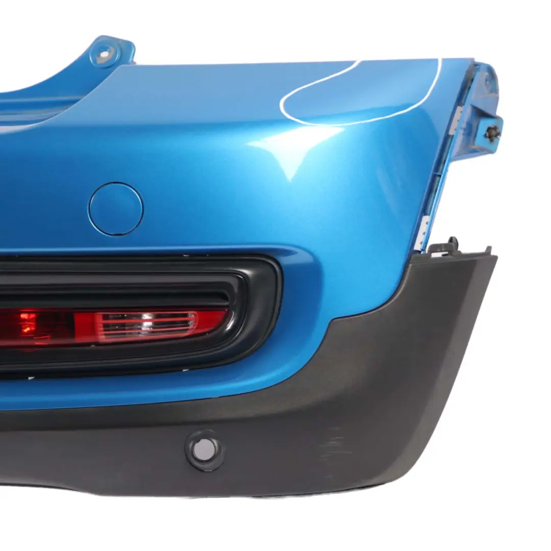 Bumper Cooper S PDC Trim Panel Laser Blue Metallic - A59 to Mini R56 R57 LCI Rear with Part number 7264358 Mini R56 R57 LCI Rear Bumper Cooper S PDC Trim Panel Laser Blue Metallic - A59 - SKU 7264358-LAB1 - Part number 7264358