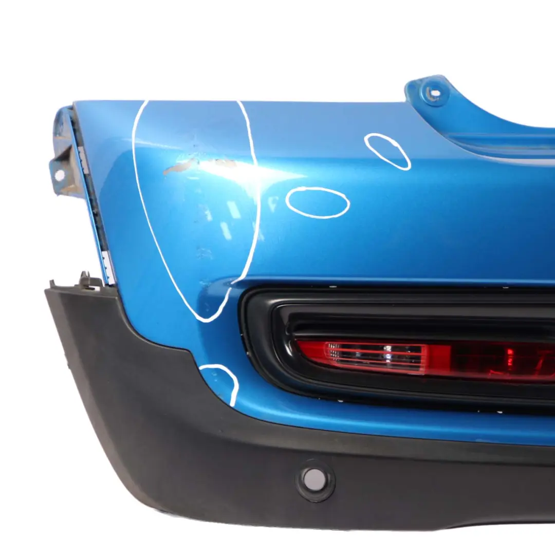 Bumper Cooper S PDC Trim Panel Laser Blue Metallic - A59 to Mini R56 R57 LCI Rear with Part number 7264358 Mini R56 R57 LCI Rear Bumper Cooper S PDC Trim Panel Laser Blue Metallic - A59 - SKU 7264358-LAB1 - Part number 7264358