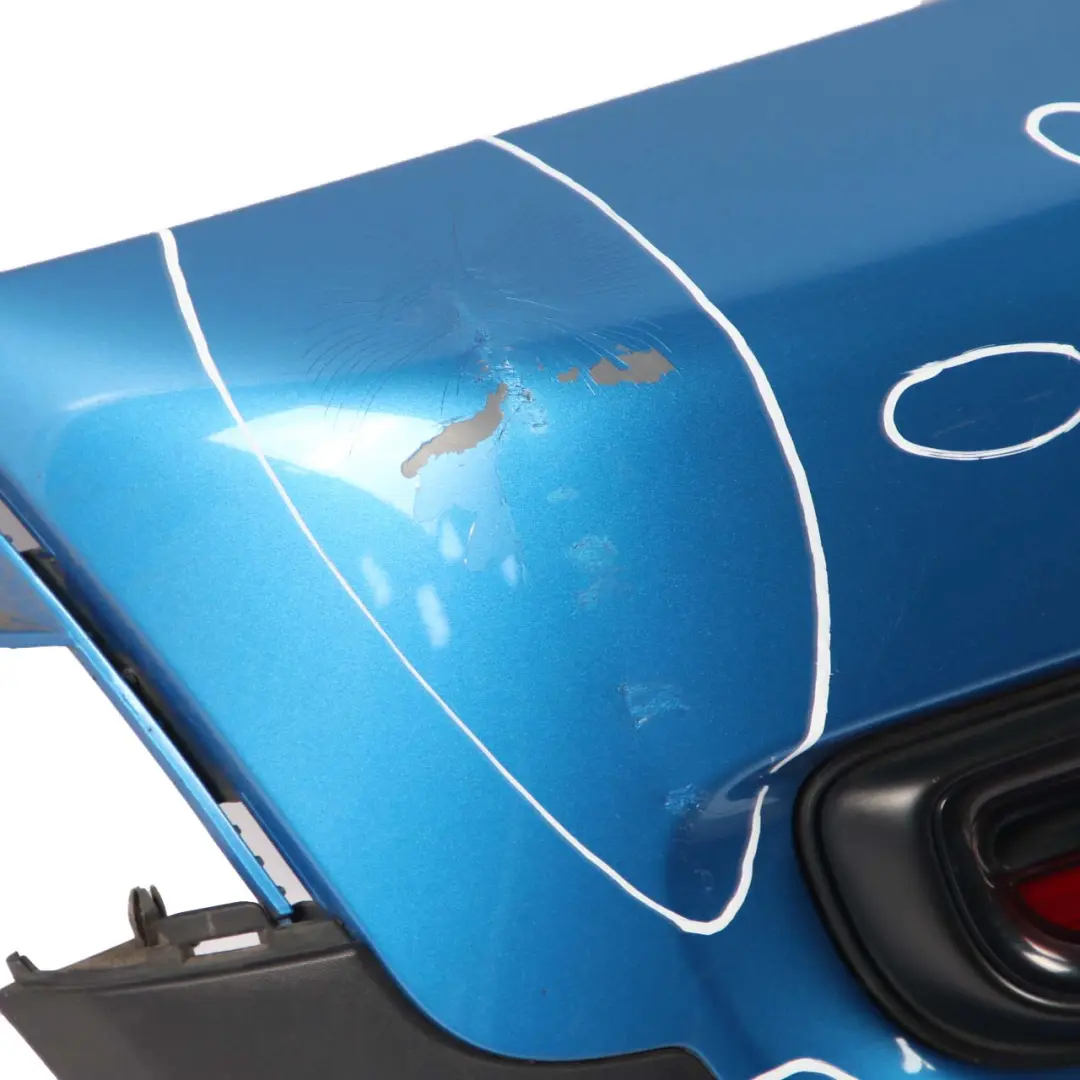 Bumper Cooper S PDC Trim Panel Laser Blue Metallic - A59 to Mini R56 R57 LCI Rear with Part number 7264358 Mini R56 R57 LCI Rear Bumper Cooper S PDC Trim Panel Laser Blue Metallic - A59 - SKU 7264358-LAB1 - Part number 7264358