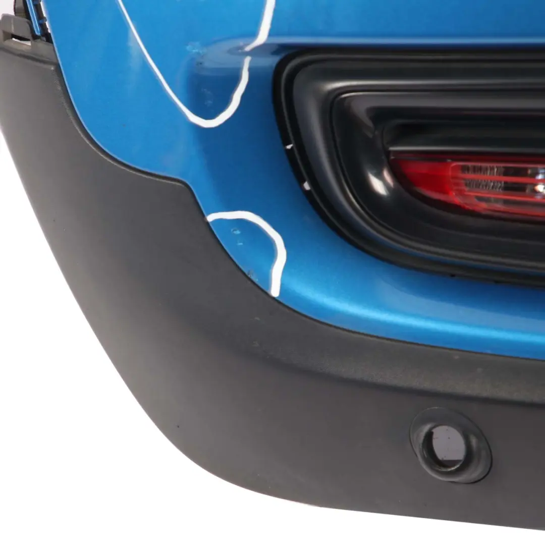 Bumper Cooper S PDC Trim Panel Laser Blue Metallic - A59 to Mini R56 R57 LCI Rear with Part number 7264358 Mini R56 R57 LCI Rear Bumper Cooper S PDC Trim Panel Laser Blue Metallic - A59 - SKU 7264358-LAB1 - Part number 7264358