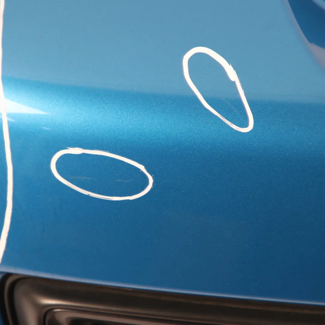 Bumper Cooper S PDC Trim Panel Laser Blue Metallic - A59 to Mini R56 R57 LCI Rear with Part number 7264358 Mini R56 R57 LCI Rear Bumper Cooper S PDC Trim Panel Laser Blue Metallic - A59 - SKU 7264358-LAB1 - Part number 7264358