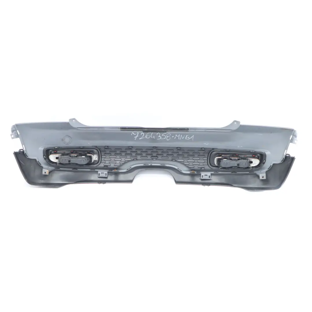 Rear Bumper Mini R56 R57 LCI Cooper S PDC Trim Panel Midnight Black - A94 - SKU 7264358-MNB1 - Part number 7264358