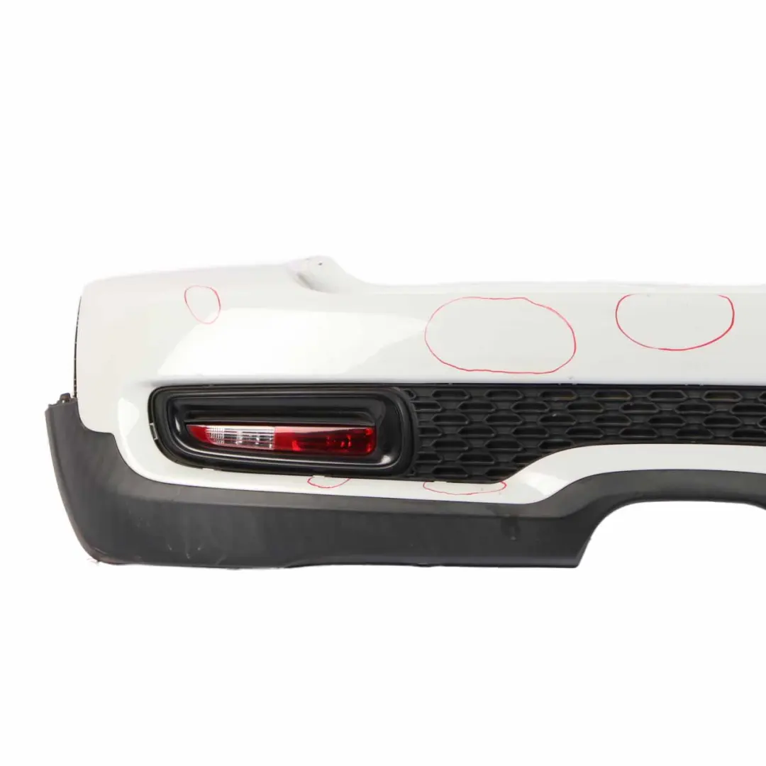 Complete Rear Bumper Trim Pepper White - 850 to Mini Cooper S R56 R57 LCI 1 with Part number 7264358 Mini Cooper S R56 R57 LCI 1 Complete Rear Bumper Trim Pepper White - 850 - SKU 7264358-PW1 - Part number 7264358