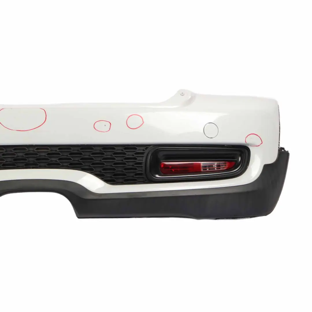 Mini Cooper S R56 R57 LCI 1 Complete Rear Bumper Trim Pepper White - 850 - SKU 7264358-PW1 - Part number 7264358