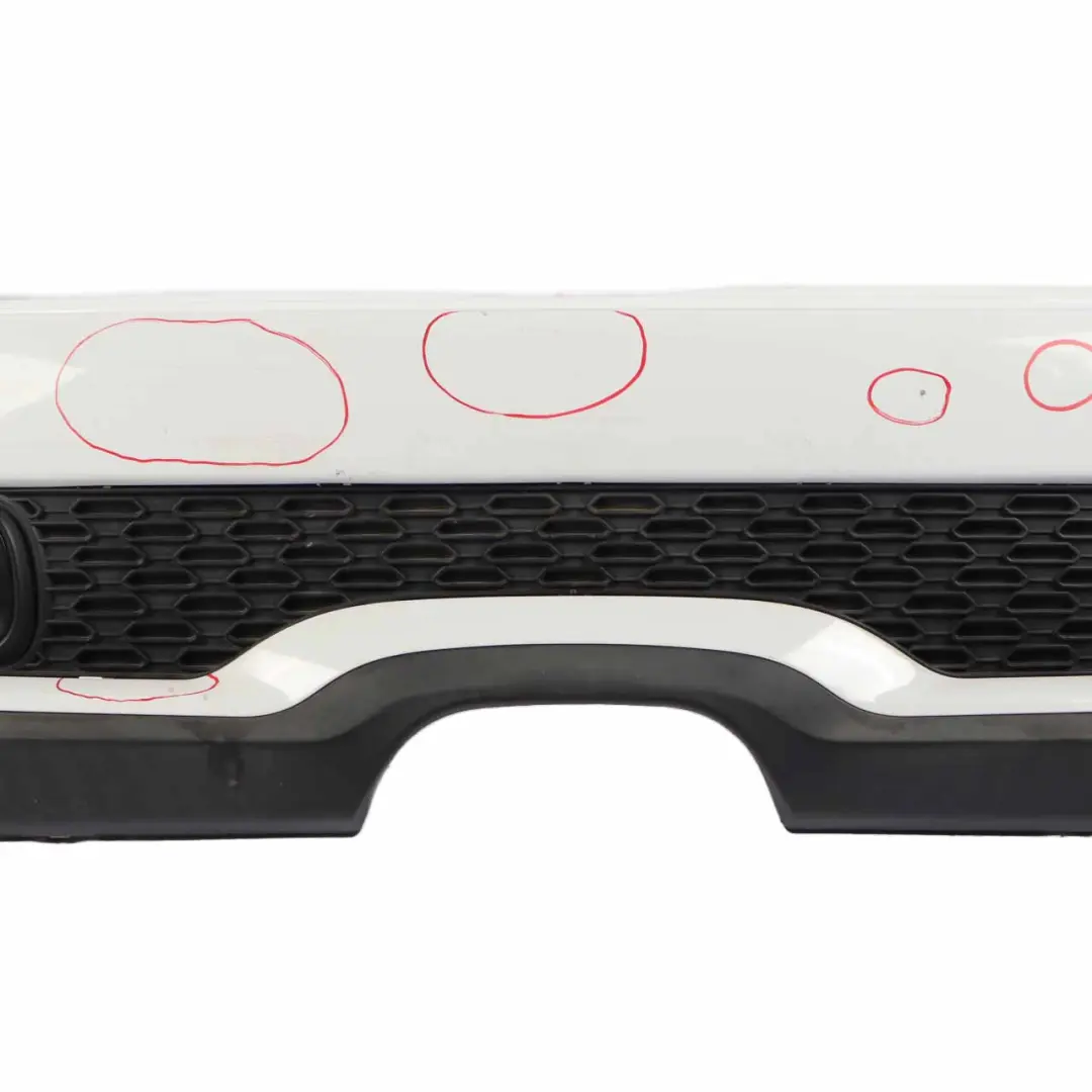 Complete Rear Bumper Trim Pepper White - 850 to Mini Cooper S R56 R57 LCI 1 with Part number 7264358 Mini Cooper S R56 R57 LCI 1 Complete Rear Bumper Trim Pepper White - 850 - SKU 7264358-PW1 - Part number 7264358