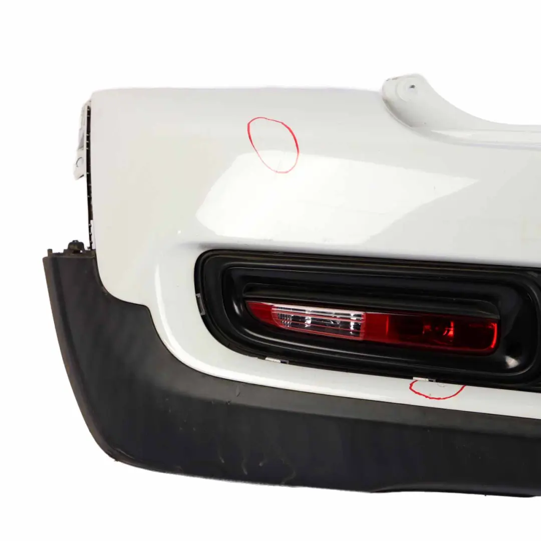 Complete Rear Bumper Trim Pepper White - 850 to Mini Cooper S R56 R57 LCI 1 with Part number 7264358 Mini Cooper S R56 R57 LCI 1 Complete Rear Bumper Trim Pepper White - 850 - SKU 7264358-PW1 - Part number 7264358
