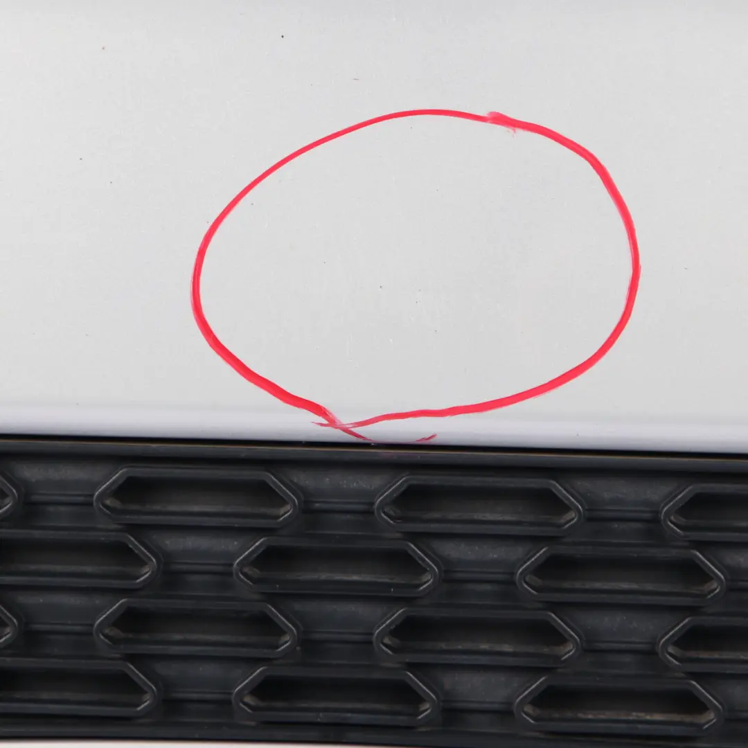 Complete Rear Bumper Trim White Silver Metallic - A62 to Mini Cooper S R56 R57 LCI with Part number 7264358 Mini Cooper S R56 R57 LCI Complete Rear Bumper Trim White Silver Metallic - A62 - SKU 7264358-WS - Part number 7264358