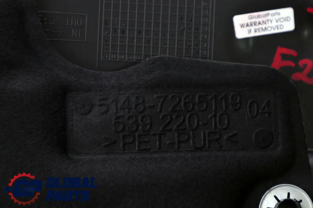 Insonorisation Moteur a Gauche pour BMW 1 2 3 F20 F21 F22 F30 F31 à propos du numéro de pièce 7265119 BMW 1 2 3 F20 F21 F22 F30 F31 Insonorisation Moteur a Gauche - SKU 7265119-1 - Numéro de pièce 7265119