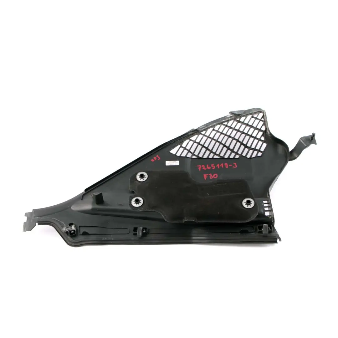 Under Bonnet Side Trim Cover Left N/S to BMW 1 3 Series 3 F20 F21 F30 F31 with Part number 7265119 BMW 1 3 Series 3 F20 F21 F30 F31 Under Bonnet Side Trim Cover Left N/S - SKU 7265119-3 - Part number 7265119