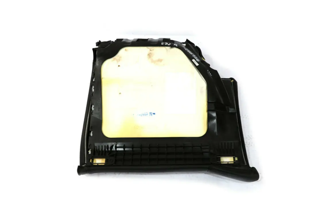 Cuero Negro Asiento Trasero Derecho Funda Sofa para BMW E92 Coupe con número de pieza 7266126 BMW E92 Coupe Cuero Negro Asiento Trasero Derecho Funda Sofa - SKU 7266126 - Número de pieza 7266126