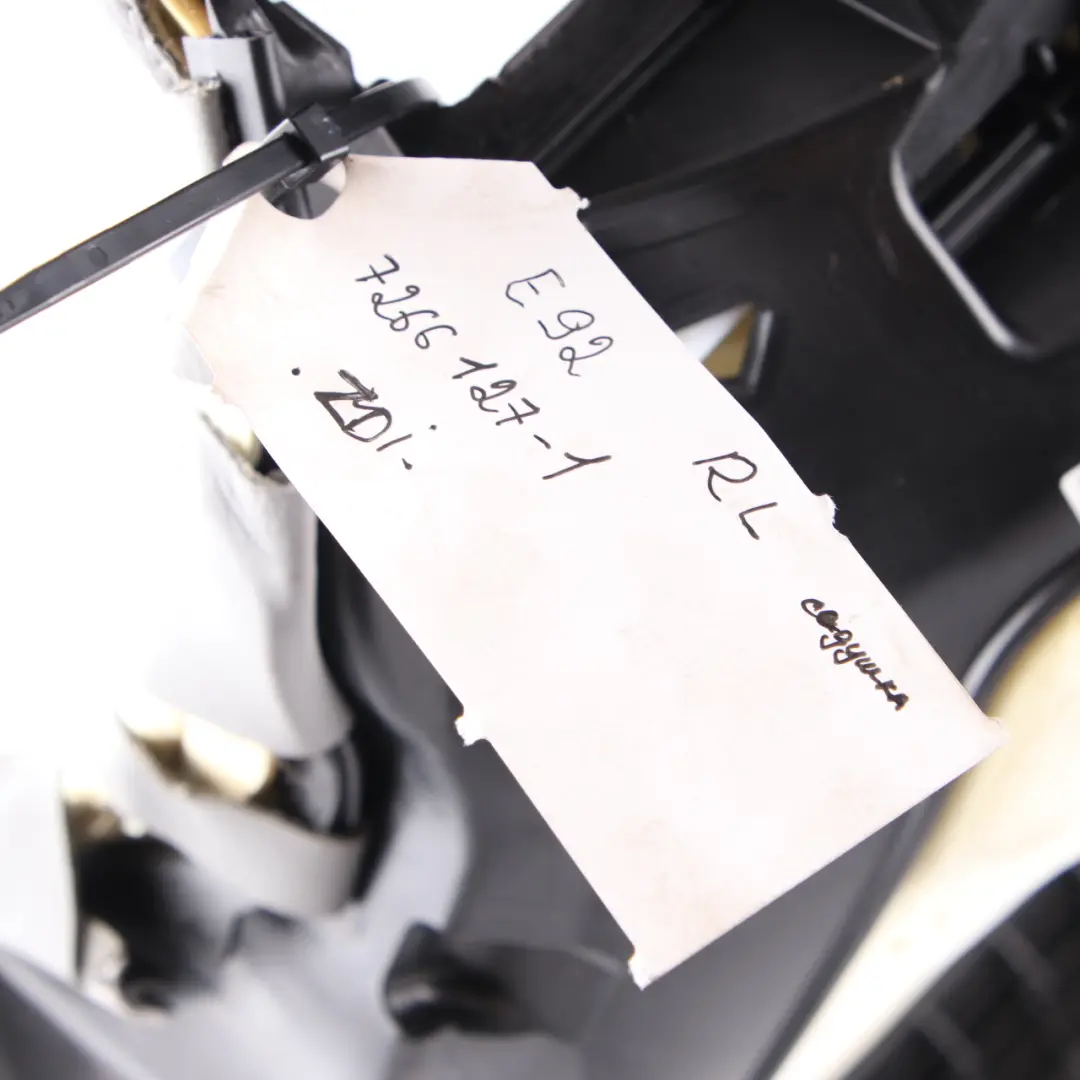 Left Seat N/S Couch Bench Cover Grey Leather to BMW E92 Coupe Rear with Part number 7266127 BMW E92 Coupe Rear Left Seat N/S Couch Bench Cover Grey Leather - SKU 7266127-1 - Part number 7266127