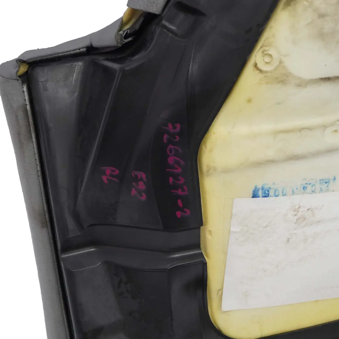 Gris Cuir Siege Reference Arriere Gauche pour BMW E92 Coupe à propos du numéro de pièce 7266127 BMW E92 Coupe Gris Cuir Siege Reference Arriere Gauche - SKU 7266127-2 - Numéro de pièce 7266127