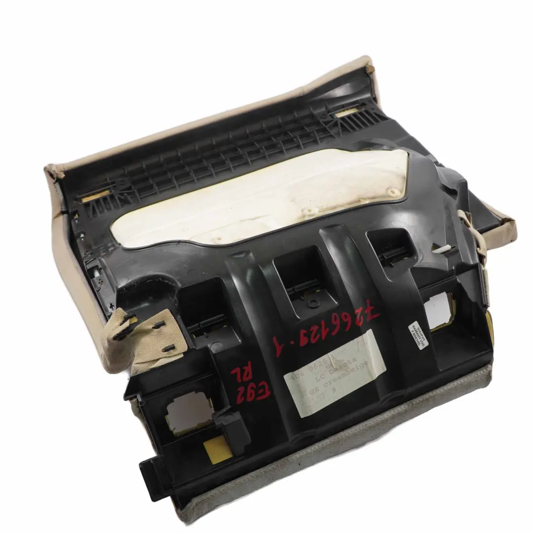 Leder Dakota Creambeige Bezug Sitz Hinten Links für BMW 3 er E92 E92N LCI mit Teilenummer 7266129 BMW 3 er E92 E92N LCI Leder Dakota Creambeige Bezug Sitz Hinten Links - SKU 7266129-1 - Teilenummer 7266129