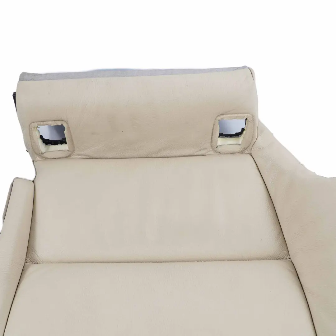 Bench Left N/S Couch Cover Cream Beige Leather Dakota to BMW E92 Rear Seat with Part number 7266129 BMW E92 Rear Seat Bench Left N/S Couch Cover Cream Beige Leather Dakota - SKU 7266129-1 - Part number 7266129