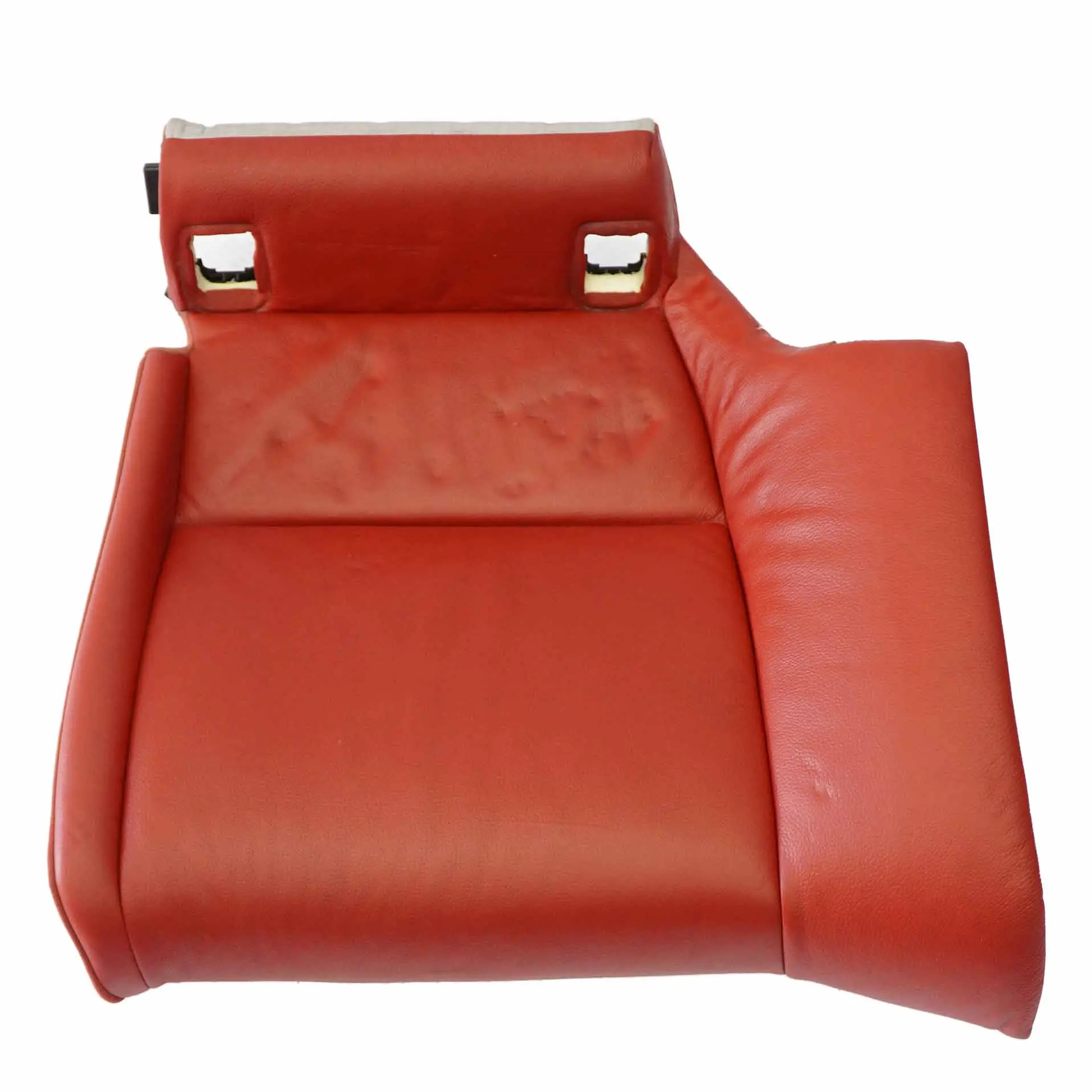 BMW E92 Coupe Asiento Trasero Izquierdo Funda Sofa Banqueta Cuero Rojo