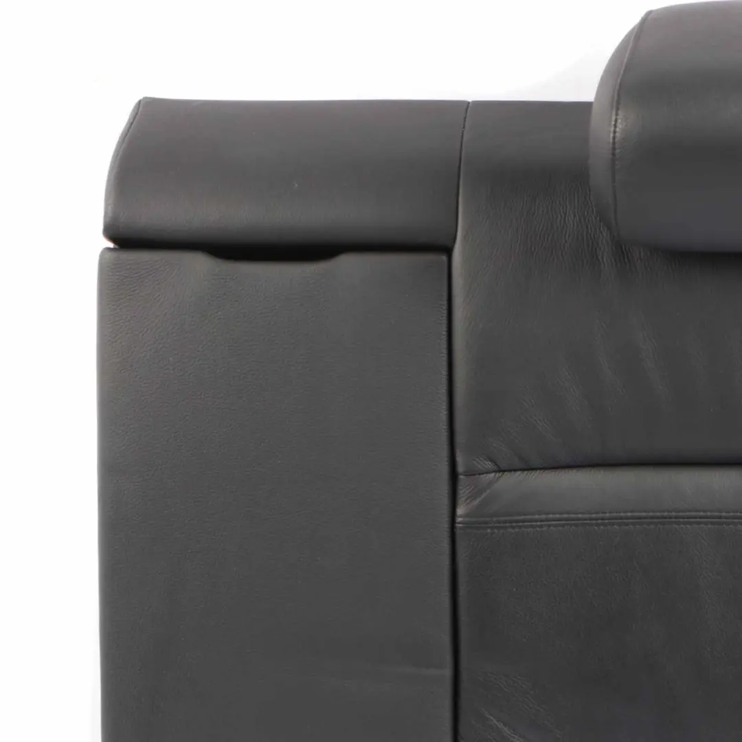 Backrest Rear Left Seat N/S Cover Black Leather Armrest Cup Holder to BMW E92 with Part number 7266145 BMW E92 Backrest Rear Left Seat N/S Cover Black Leather Armrest Cup Holder - SKU 7266145-2 - Part number 7266145