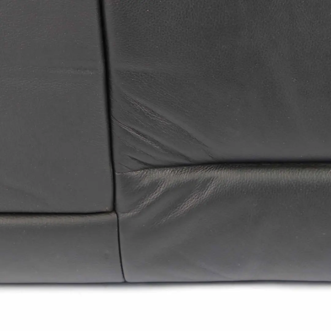BMW E92 Backrest Rear Left Seat N/S Cover Black Leather Armrest Cup Holder - SKU 7266145-2 - Part number 7266145