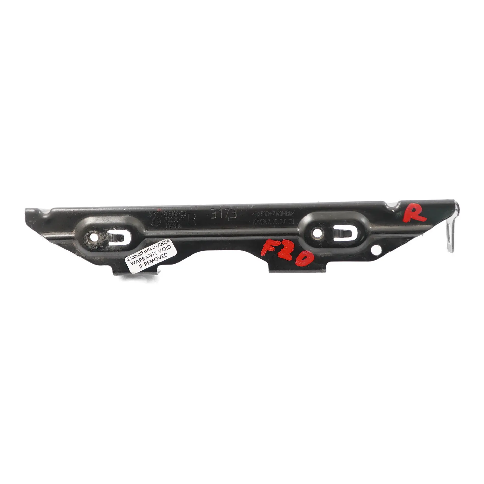 BMW F20 F30 F31 N47N N13 Supporto radiatore supplementare stafa superiore destra