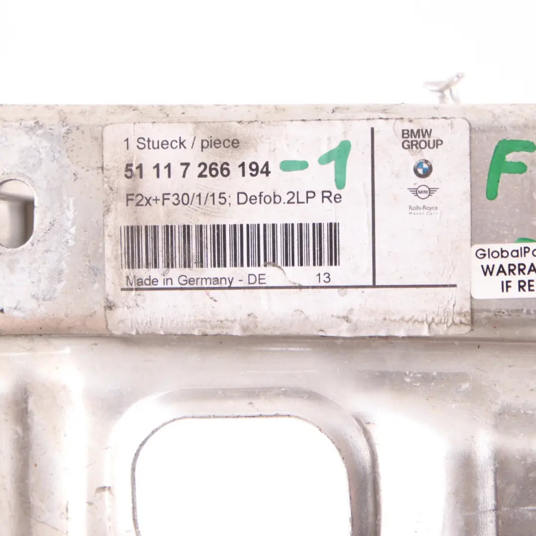 BMW F20 F21 F30 Elemento di deformazione anteriore destro paraurti inferiore - SKU 7266194-1 - Numero di parte 7266194