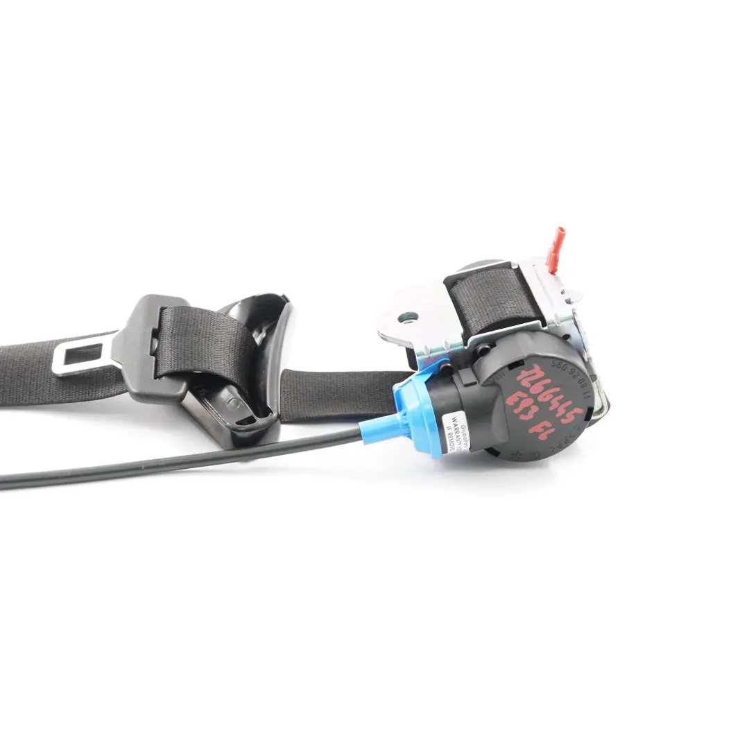 BMW E93 Cabrio Cinturón Seguridad Cinturón Superior Delantero Izquierdo - SKU 7266445 - Número de pieza 7266445