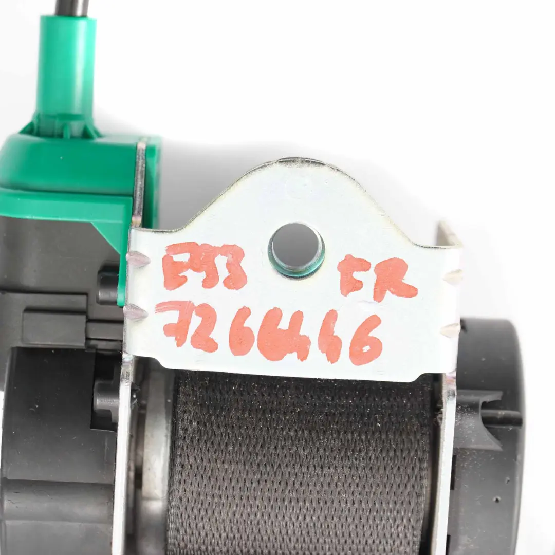 BMW E93 Cabrio Seat Belt Upper Seatbelt Front Right O/S Belt - SKU 7266446 - Part number 7266446