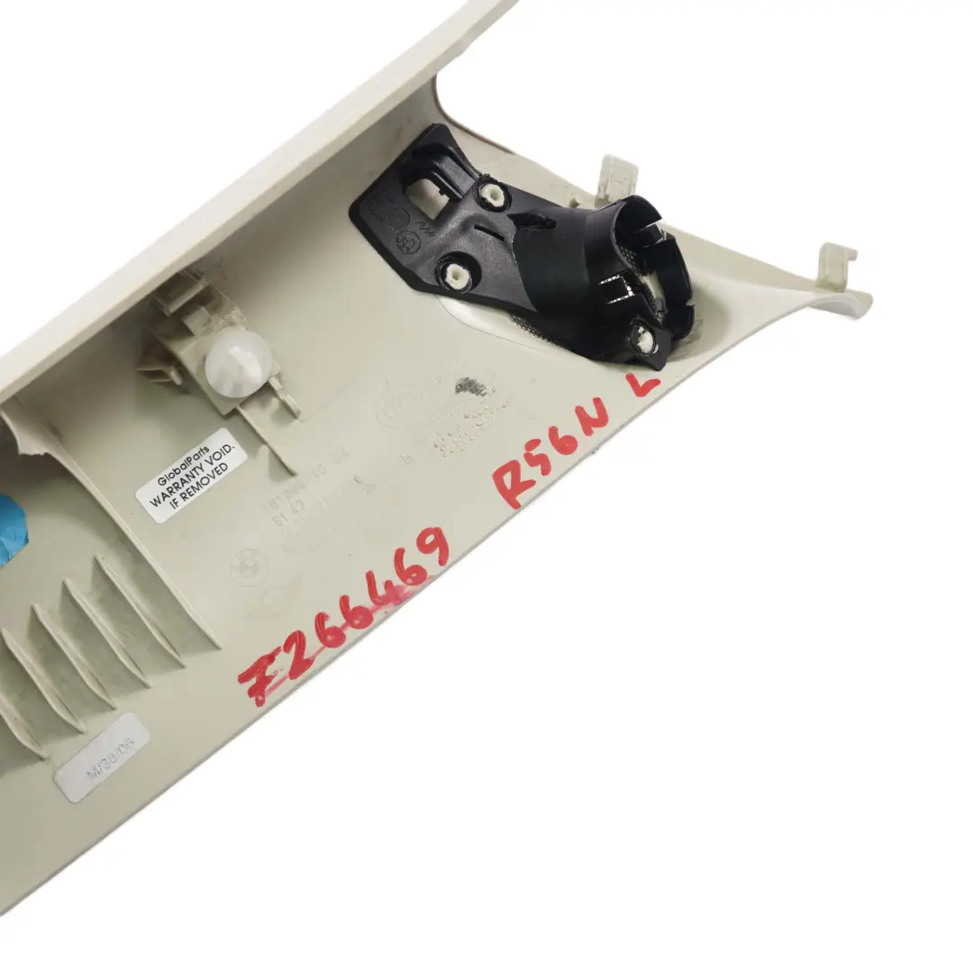 Harman/Kardon Blende A-Säule Links Light Beige 2751793 für MINI R55 R56 LCI mit Teilenummer 7266469 MINI R55 R56 LCI Harman/Kardon Blende A-Säule Links Light Beige 2751793 - SKU 7266469 - Teilenummer 7266469