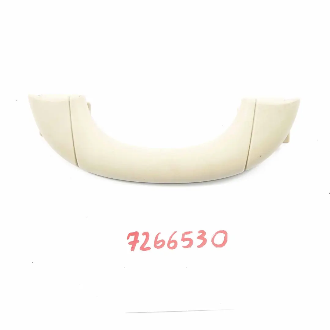 Asidero Techo Delantero Beige Claro para Mini Cooper One R55 R56 LCI R60 R61 con número de pieza 7266530 Mini Cooper One R55 R56 LCI R60 R61 Asidero Techo Delantero Beige Claro - SKU 7266530 - Número de pieza 7266530
