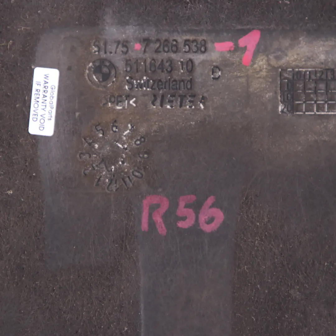 N47N 1 Engine Compartment Lid Heat Insulation to Mini Cooper D R55 R56 LCI with Part number 7266538 Mini Cooper D R55 R56 LCI N47N 1 Engine Compartment Lid Heat Insulation - SKU 7266538-1 - Part number 7266538