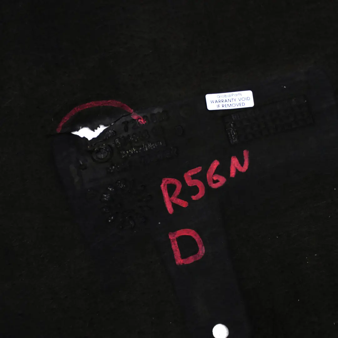 N47N Engine Compartment Lid Heat Insulation to Mini Cooper D R55 R56 LCI with Part number 7266538 Mini Cooper D R55 R56 LCI N47N Engine Compartment Lid Heat Insulation - SKU 7266538 - Part number 7266538