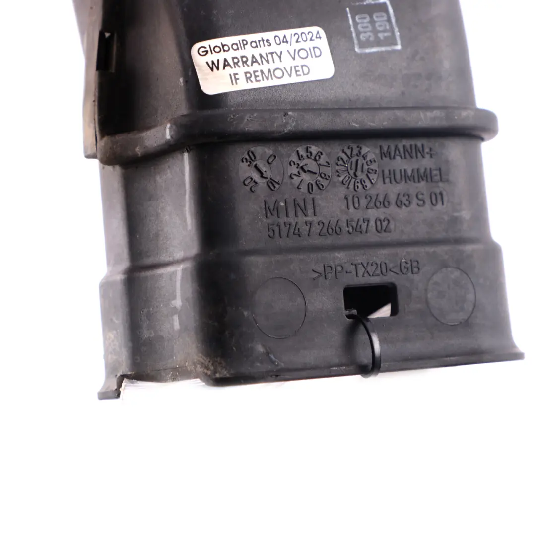 Mini R55 R56 R57 LCI Condotto Aria Freni Posteriore Sinistro - SKU 7266547-1 - Numero di parte 7266547