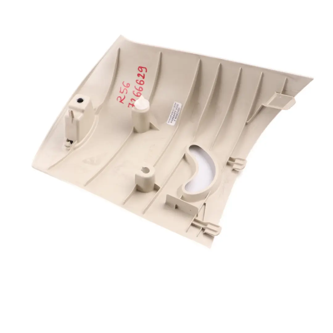 Mini Cooper One R56 LCI Tapa Columna C izquierda Beige Claro - SKU 7266629 - Número de pieza 7266629